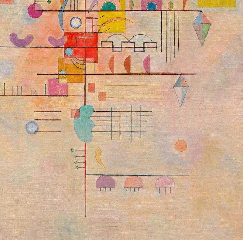 Graceful Ascent by Wassily Kandinsky Poster