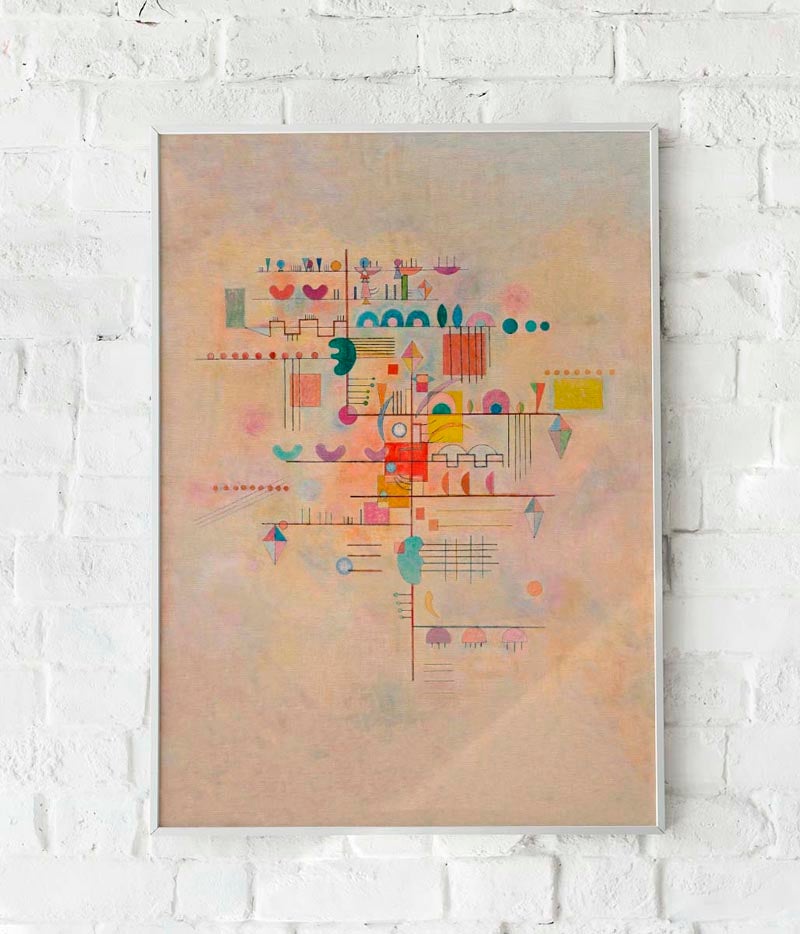 Graceful Ascent by Wassily Kandinsky Poster