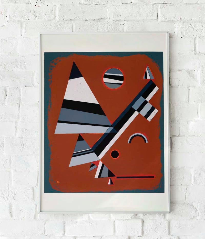 Póster Gris de Wassily Kandinsky