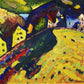 Houses at Murnau by Wassily Kandinsky Poster