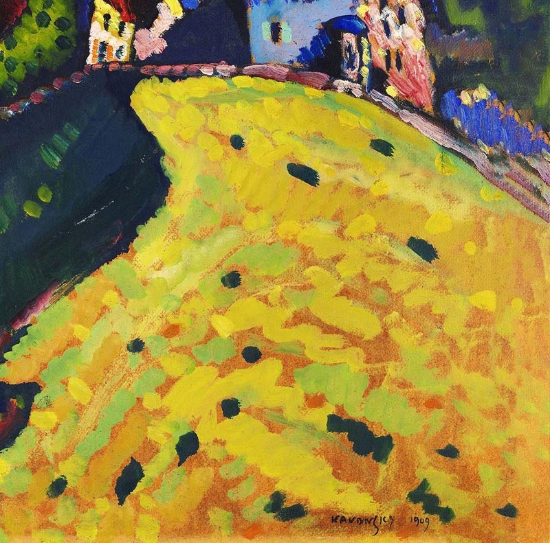 Póster Casas en Murnau de Wassily Kandinsky