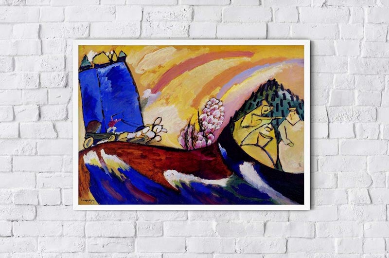 Póster Cuadro con Troika de Wassily Kandinsky