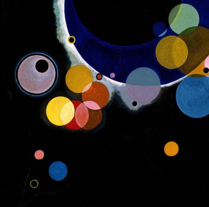 Póster Varios círculos de Wassily Kandinsky