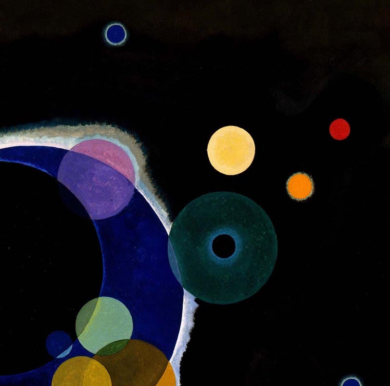 Póster Varios círculos de Wassily Kandinsky