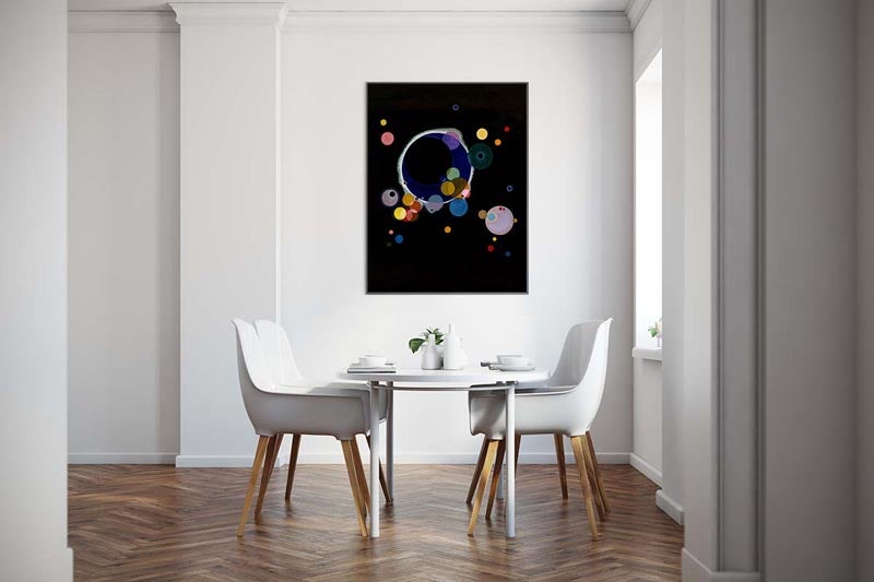 Several Circles by Wassily Kandinsky Poster