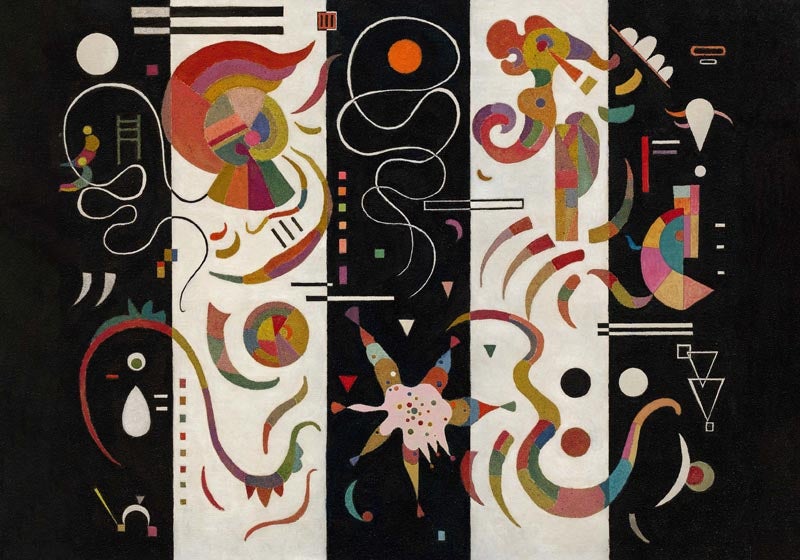 Póster Rayas de Wassily Kandinsky