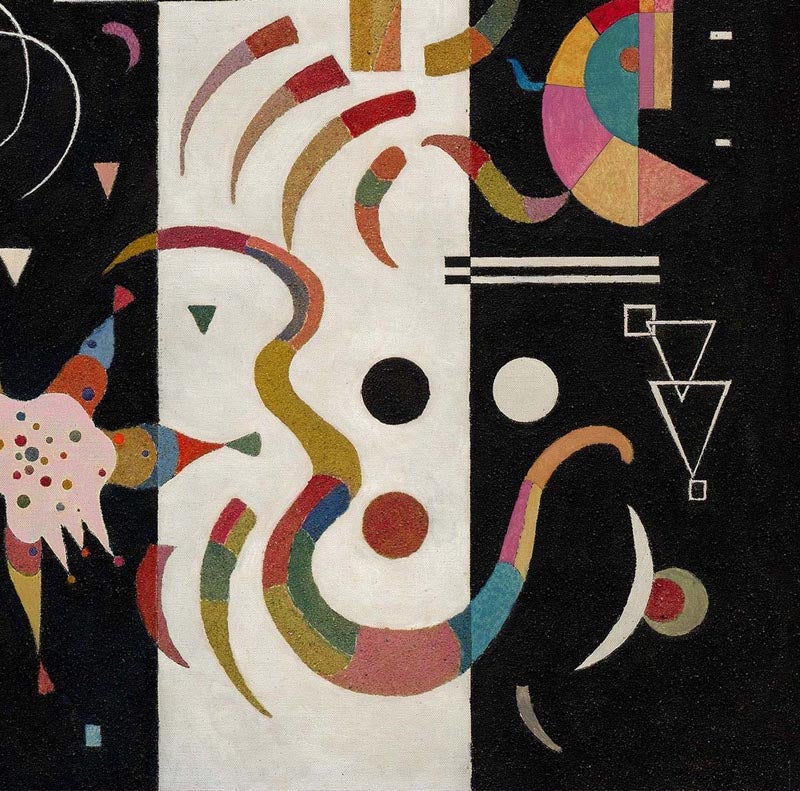 Striped by Wassily Kandinsky Poster