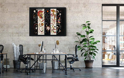 Póster Rayas de Wassily Kandinsky