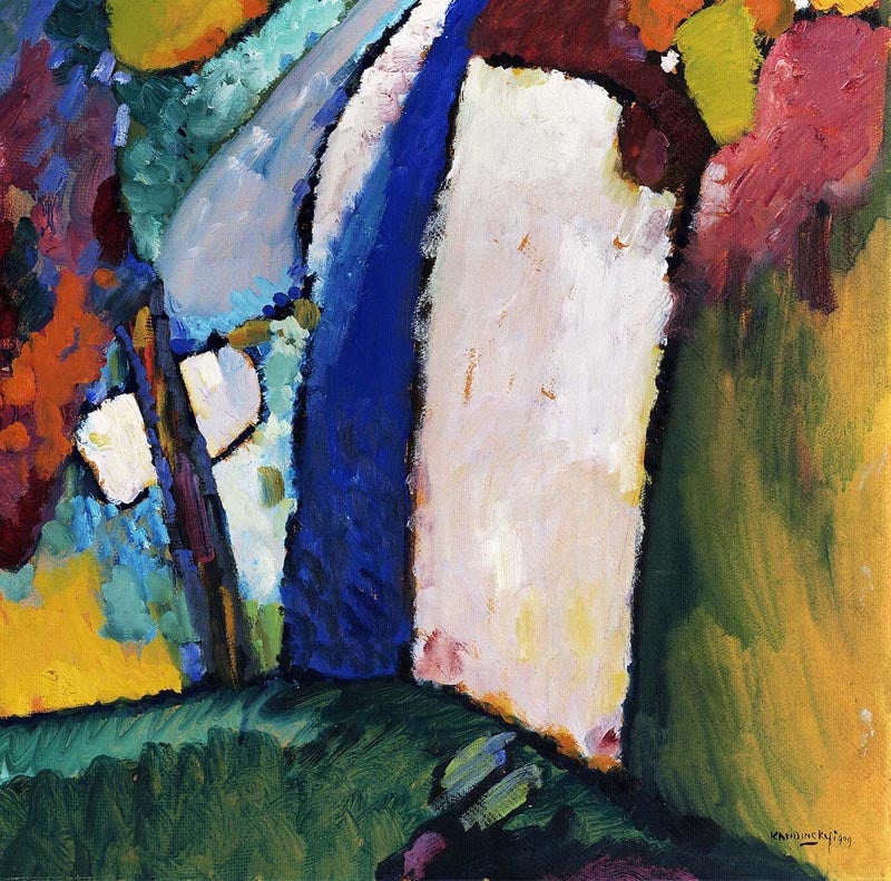 Póster La cascada de Wassily Kandinsky