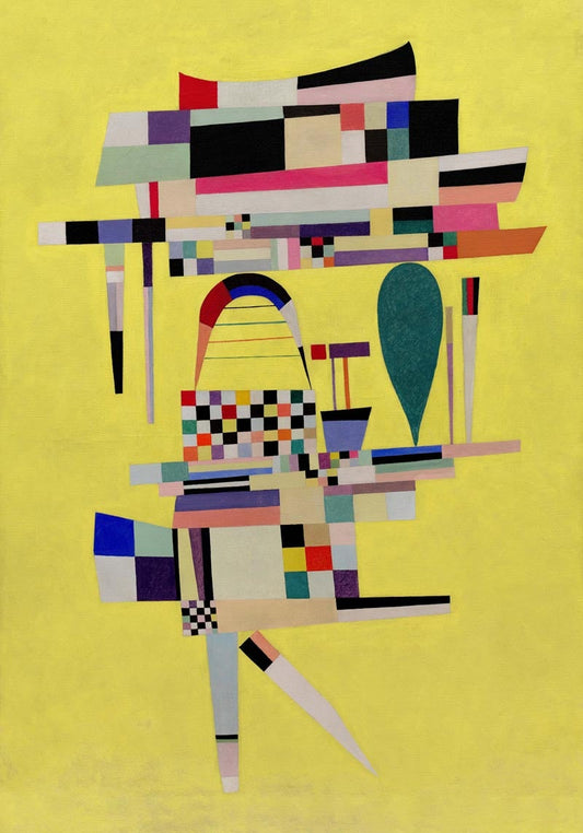 Póster Cuadro amarillo de Wassily Kandinsky