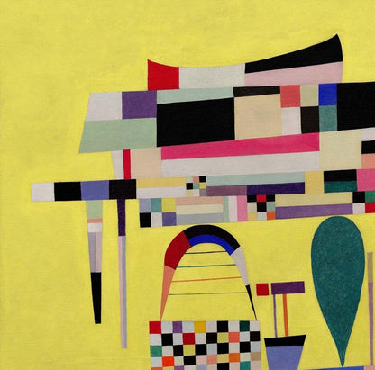 Póster Cuadro amarillo de Wassily Kandinsky