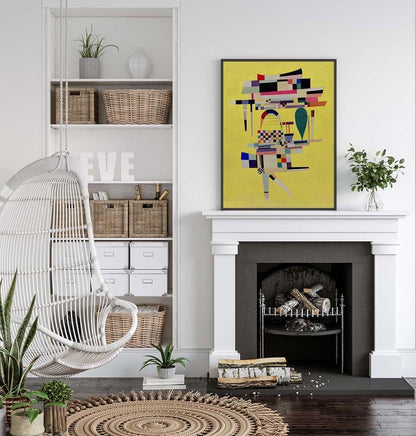 Póster Cuadro amarillo de Wassily Kandinsky