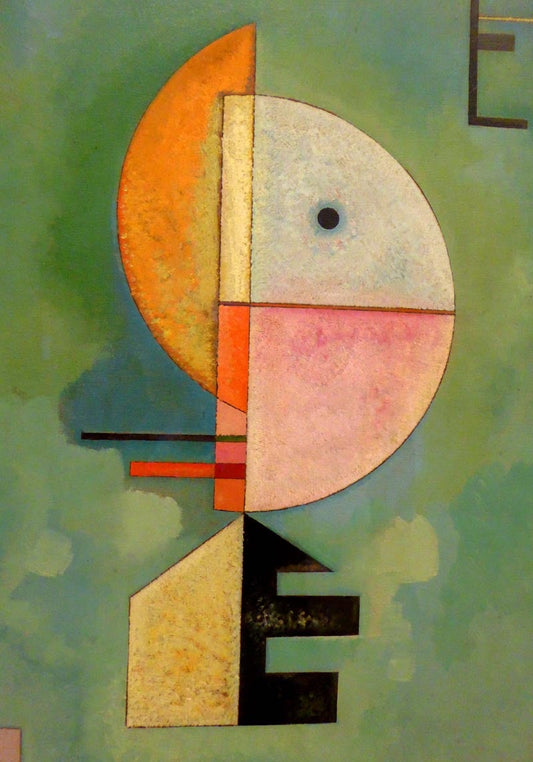 Póster Hacia arriba de Wassily Kandinsky