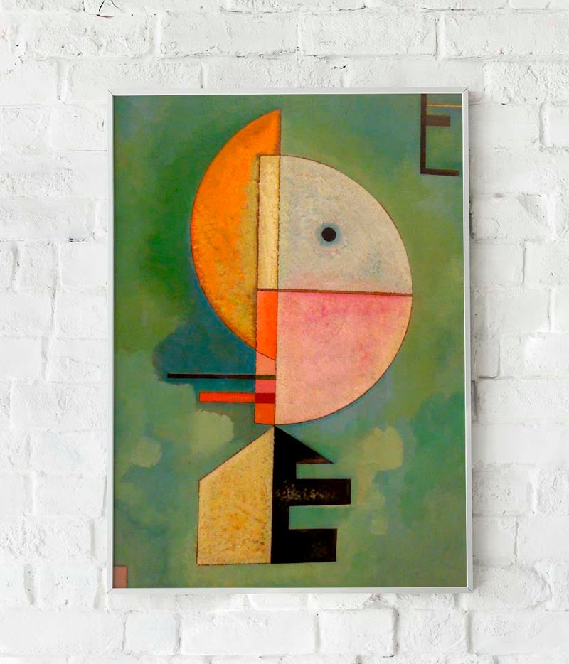 Upward by Wassily Kandinsky Poster