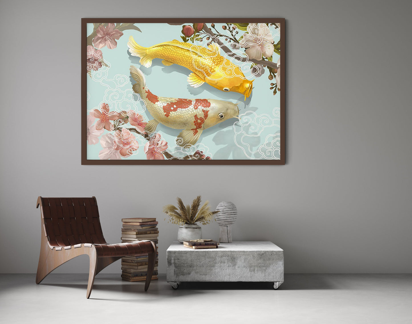 Japanese Koi Fish Poster