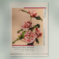 Striped Camellias by Kazumasa Exhibition Poster