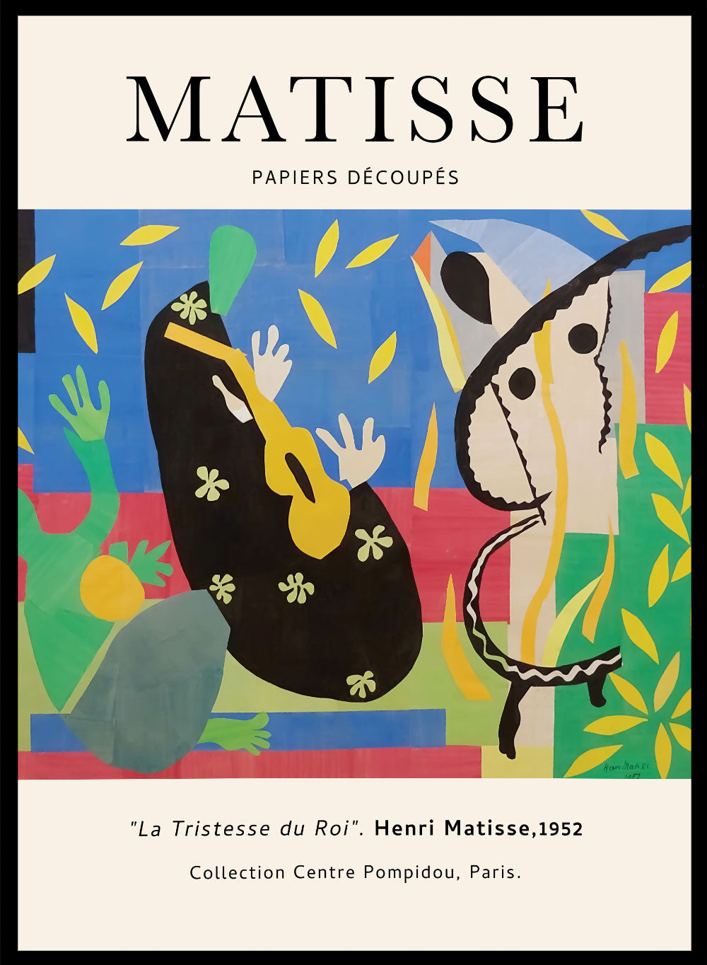 Impresión La Tristesse du Roi de Henri Matisse