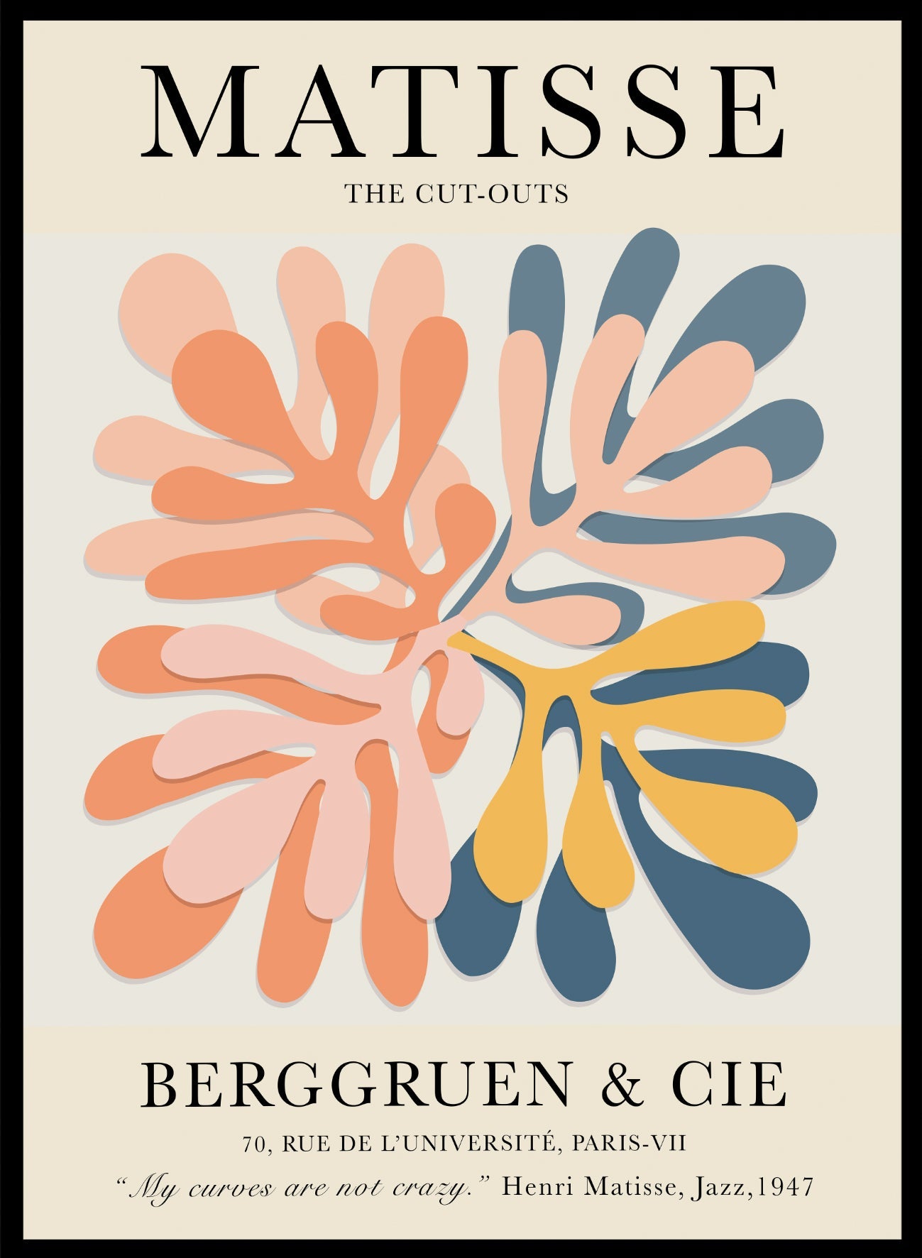 Henri Matisse, The Cut-Outs Series - Exhibition Poster No. 31