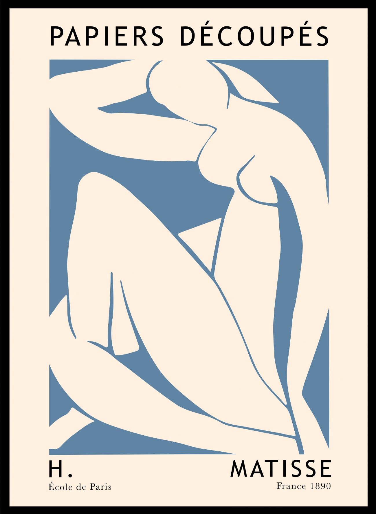 Blue Nudes, v03 by Henri Matisse Print