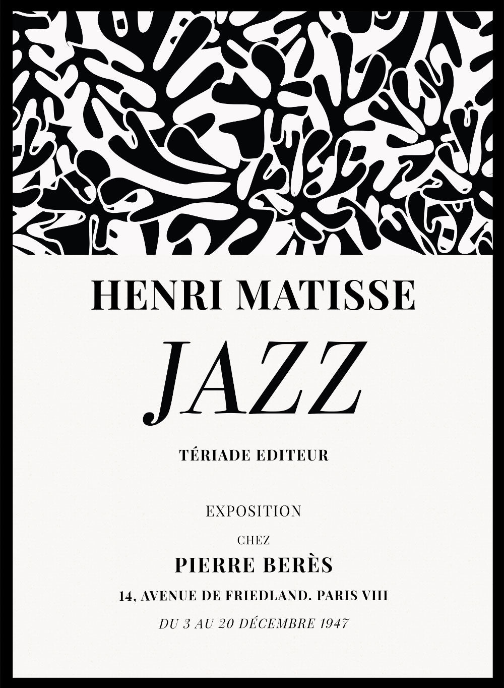 Henri Matisse, La serie de recortes - Cartel de la exposición nº 11