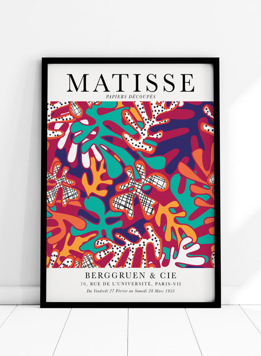 Henri Matisse, La serie de recortes - Cartel de la exposición nº 12