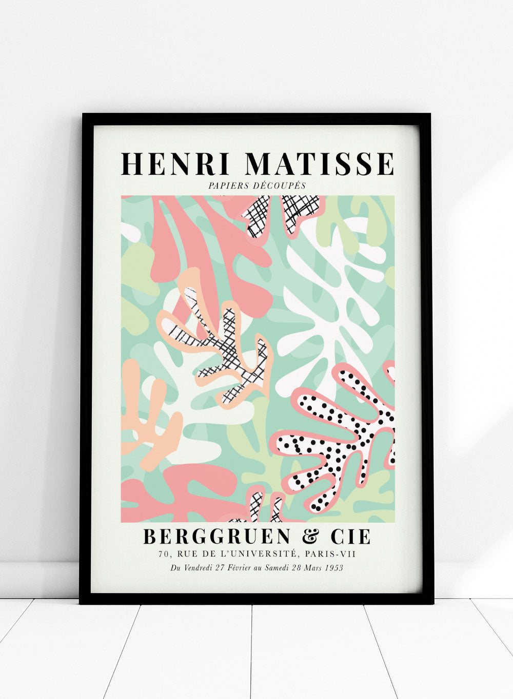 Henri Matisse, La serie de recortes - Cartel de la exposición nº 14