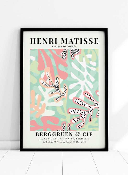 Henri Matisse, La serie de recortes - Cartel de la exposición nº 14