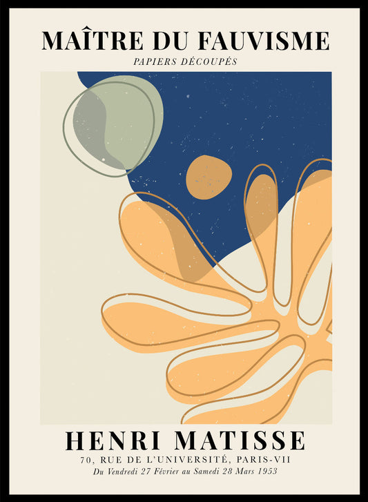 Henri Matisse, La serie de recortes - Cartel de la exposición n.º 23