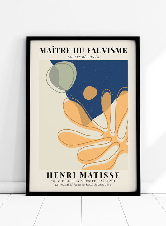 Henri Matisse, La serie de recortes - Cartel de la exposición n.º 23