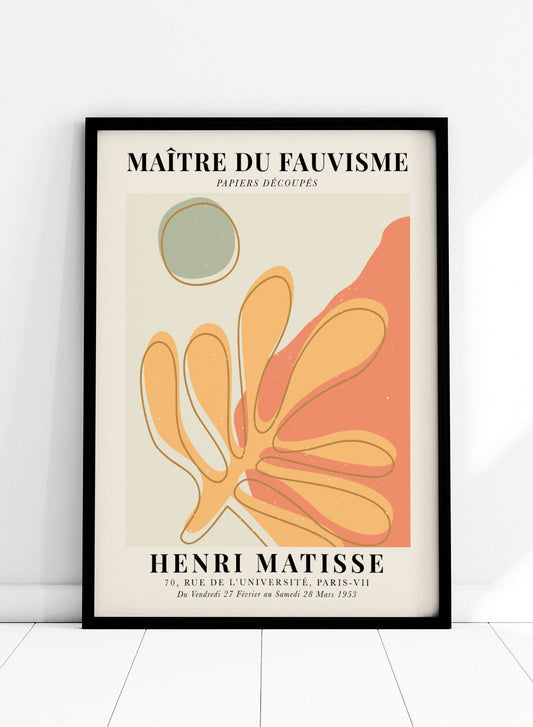 Henri Matisse, La serie de recortes - Cartel de la exposición nº 15