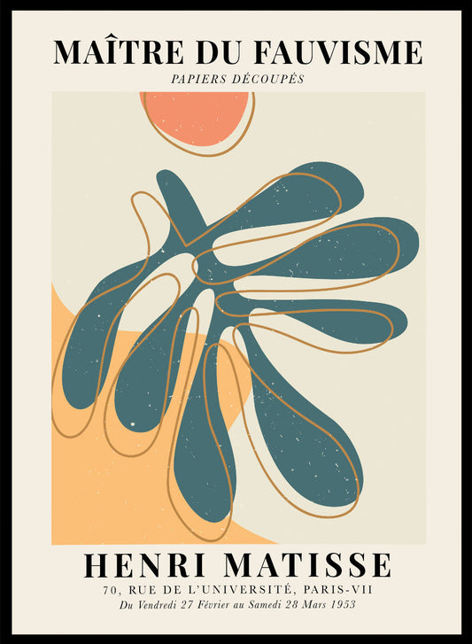 Henri Matisse, La serie de recortes - Cartel de la exposición n.º 16