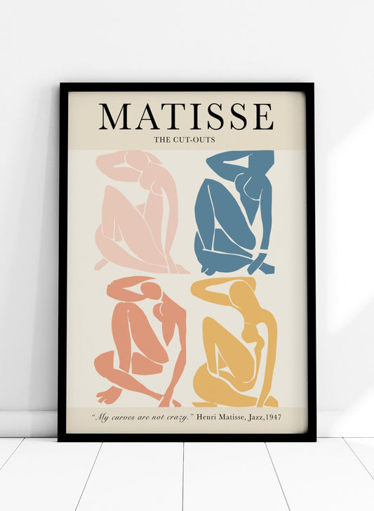 Cartel de la exposición de Henri Matisse, Desnudo azul II