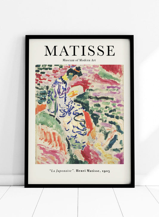 La Japonaise de Henri Matisse - Cartel de exposición II