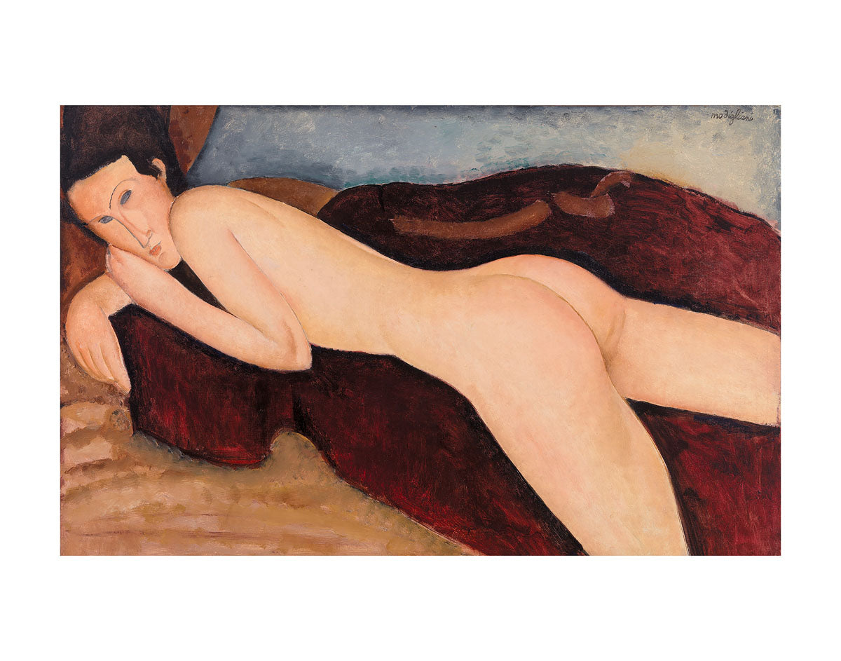 Reclining Nude from the Back, 1917