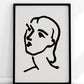 Sketch of Woman by Henri Matisse Print