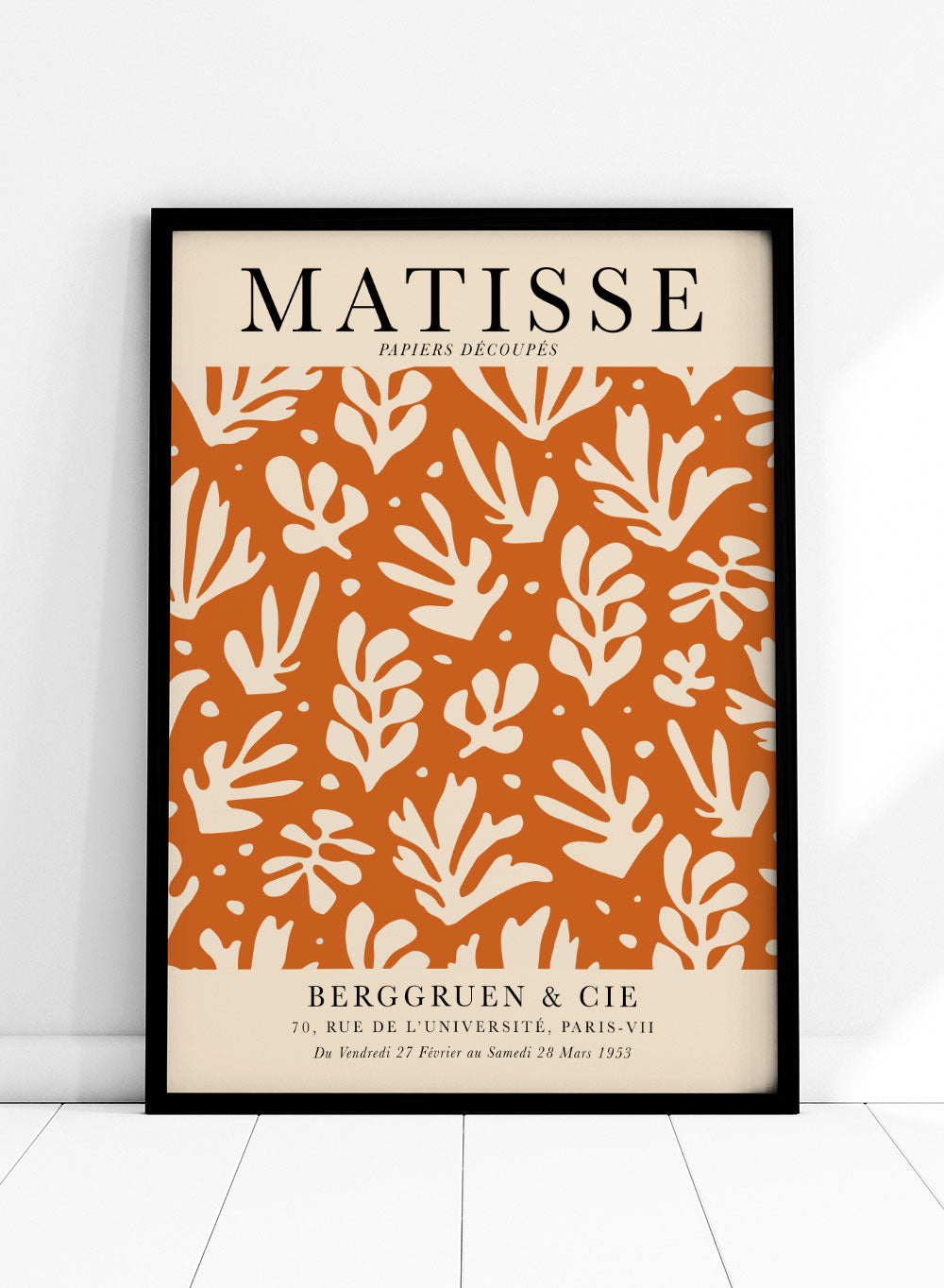 Henri Matisse, La serie de recortes - Cartel de la exposición nº 1