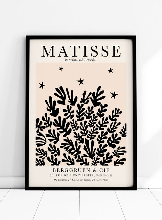 Henri Matisse, La serie de recortes - Cartel de la exposición nº 3