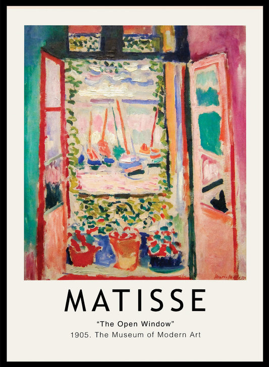 La ventana abierta 1905 de Henri Matisse