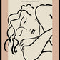 Sketch of Sleeping Woman by Henri Matisse