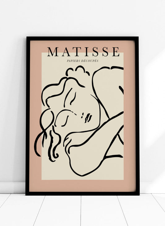 Boceto de mujer dormida de Henri Matisse