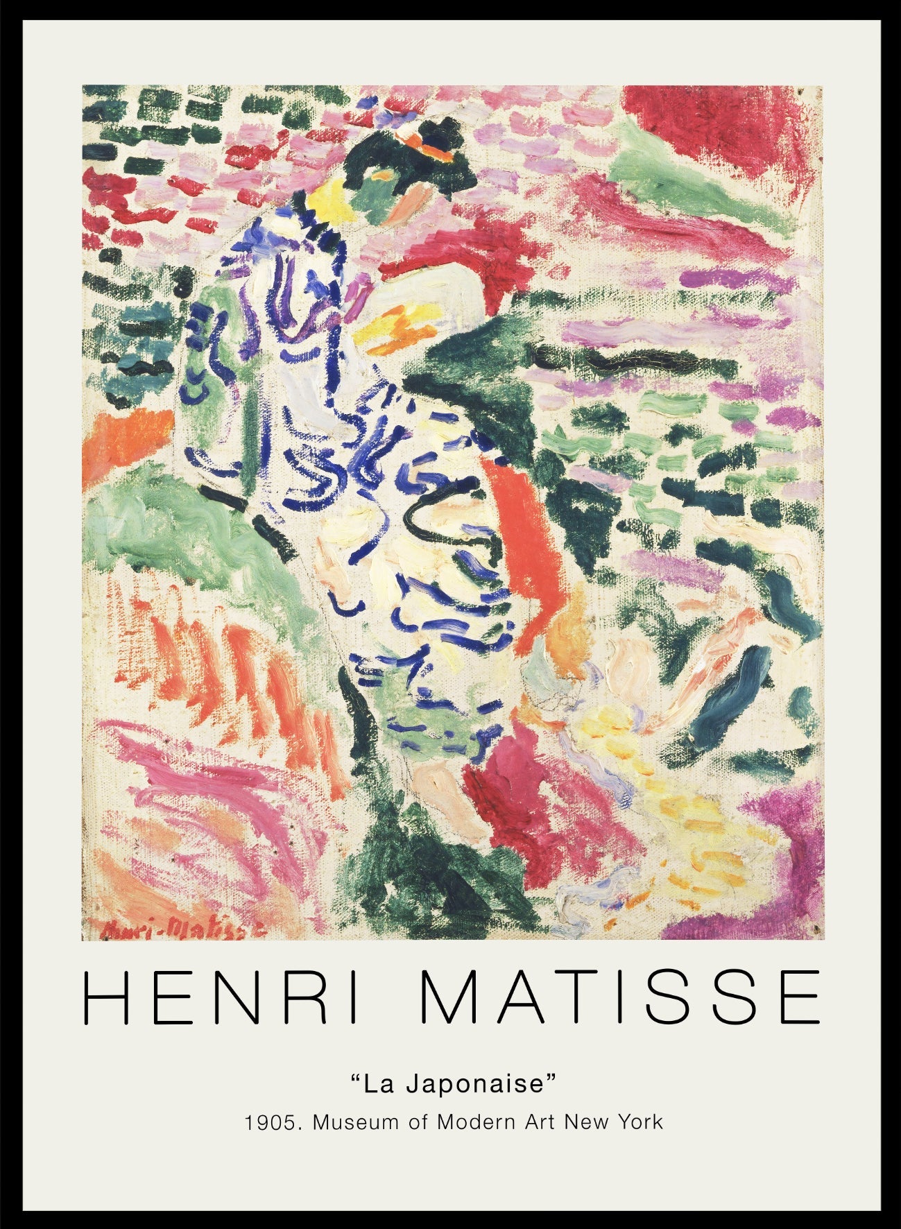 La Japonaise by Henri Matisse - Exhibition Poster I