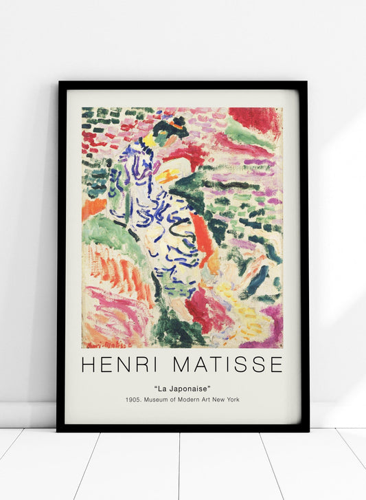 La Japonaise de Henri Matisse - Cartel de exposición I