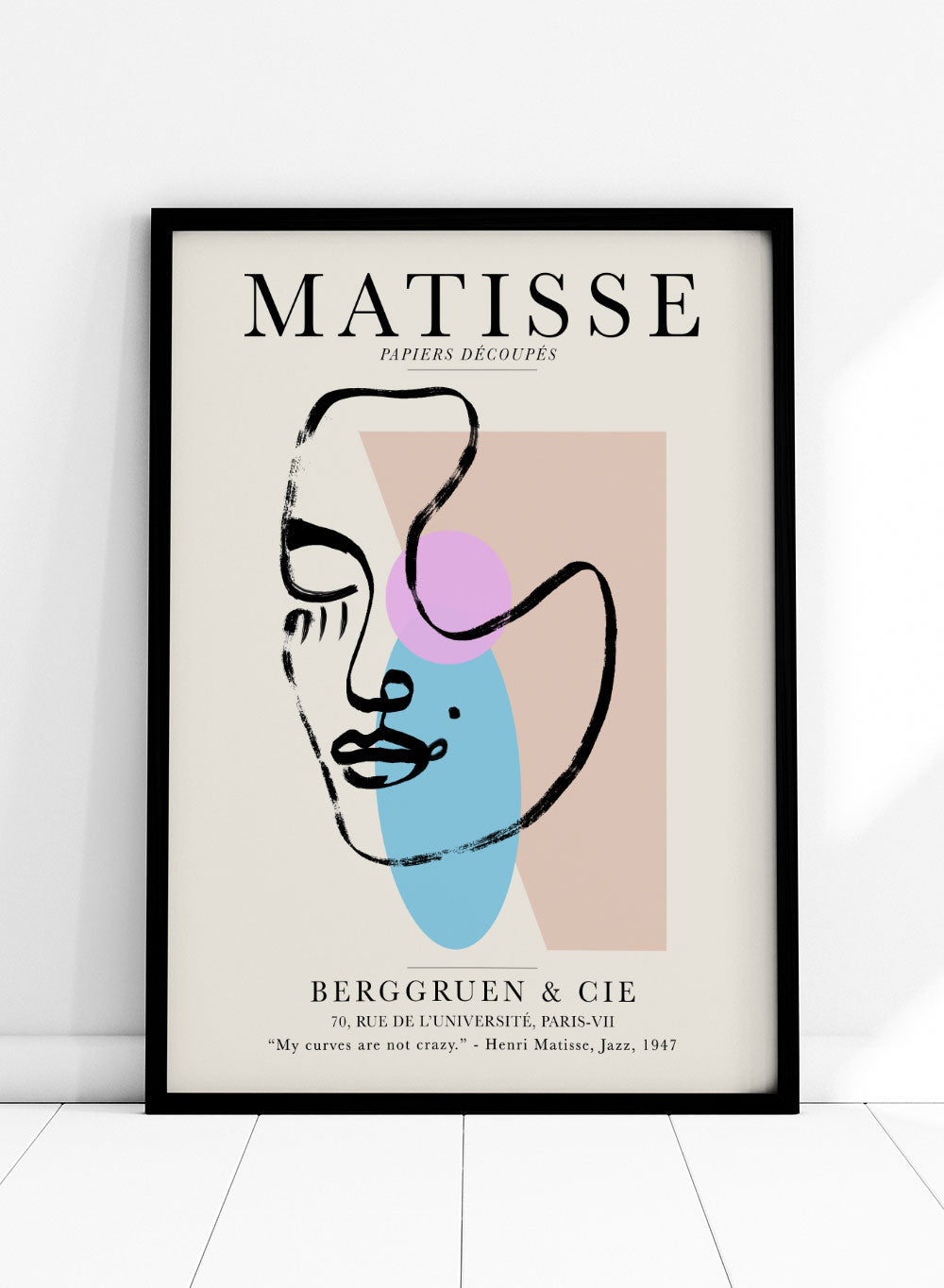 Sketch of Woman Matisse Print