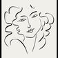 Sketch of Woman by Henri Matisse Print