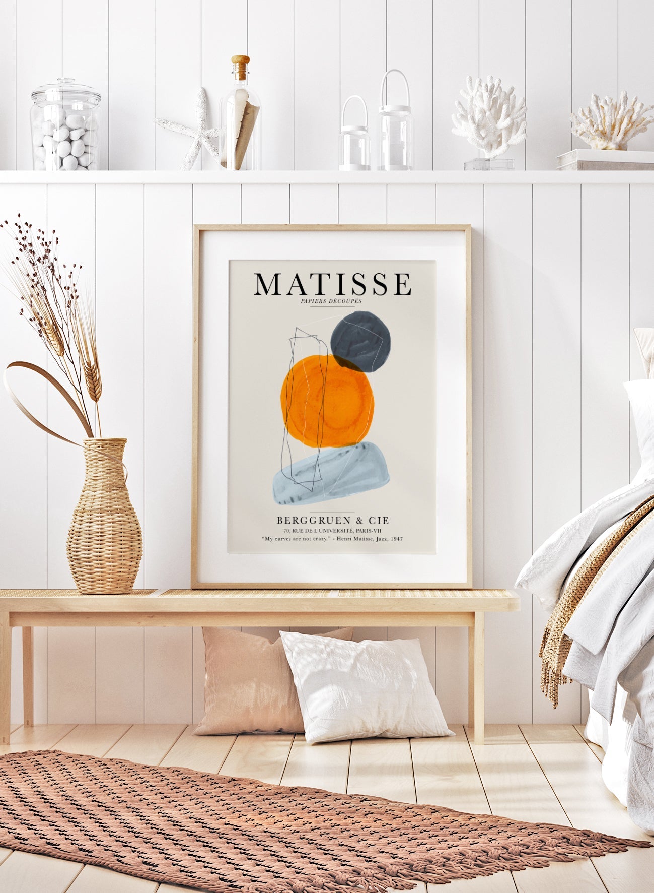 Abstract Shapes Matisse Print