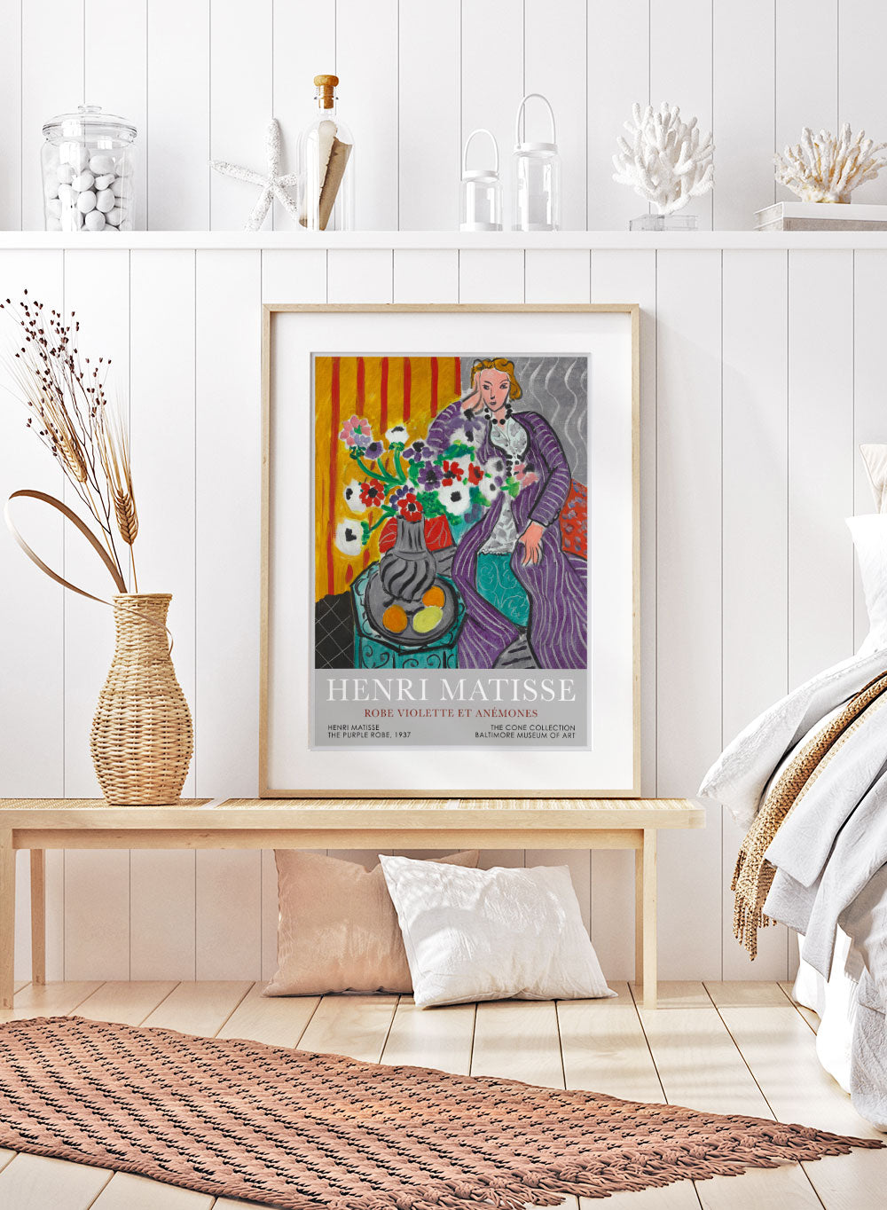 Purple Robe and Anemones 1937 by Henri Matisse (Exhibition Poster)