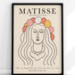 Sketch of Woman by Henri Matisse Print