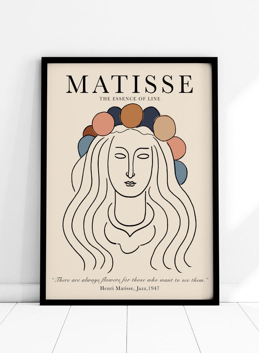 Sketch of Woman by Henri Matisse Print