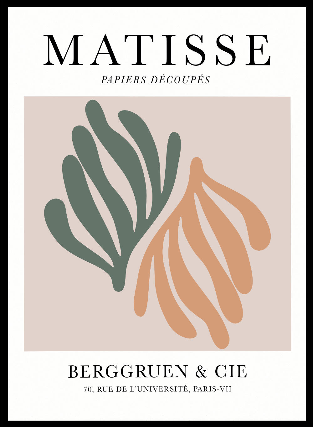 Henri Matisse, La serie de recortes - Cartel de la exposición nº 7