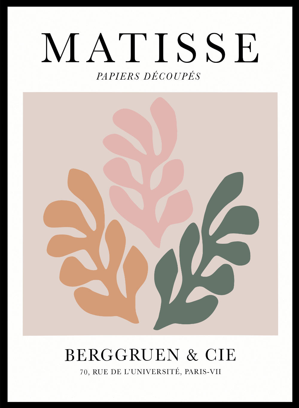 Henri Matisse, La serie de recortes - Cartel de la exposición nº 8